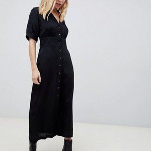 ASOS Maxi Tea Dress with Tortoiseshell Buttons